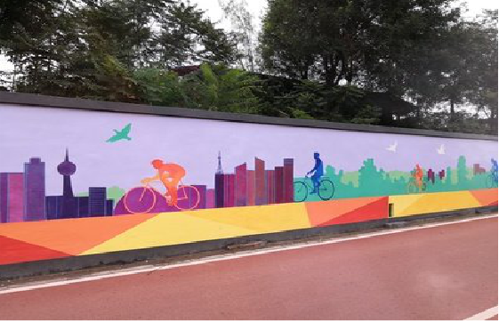 洱源墙体彩绘-围墙