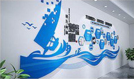 洱源海浪主题文化墙如何设计？