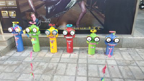 洱源商业区彩绘