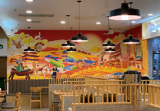 洱源商业空间彩绘介绍。