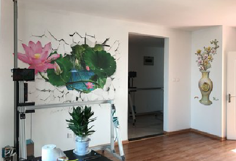 洱源墙体彩绘相比墙纸的优势。