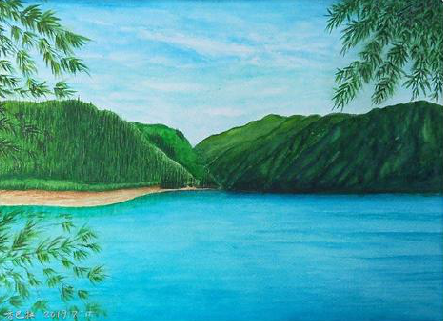 洱源在墙绘中,如何绘画绿水青山?